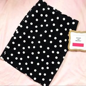 Scatter Dot Pencil Skirt - 6